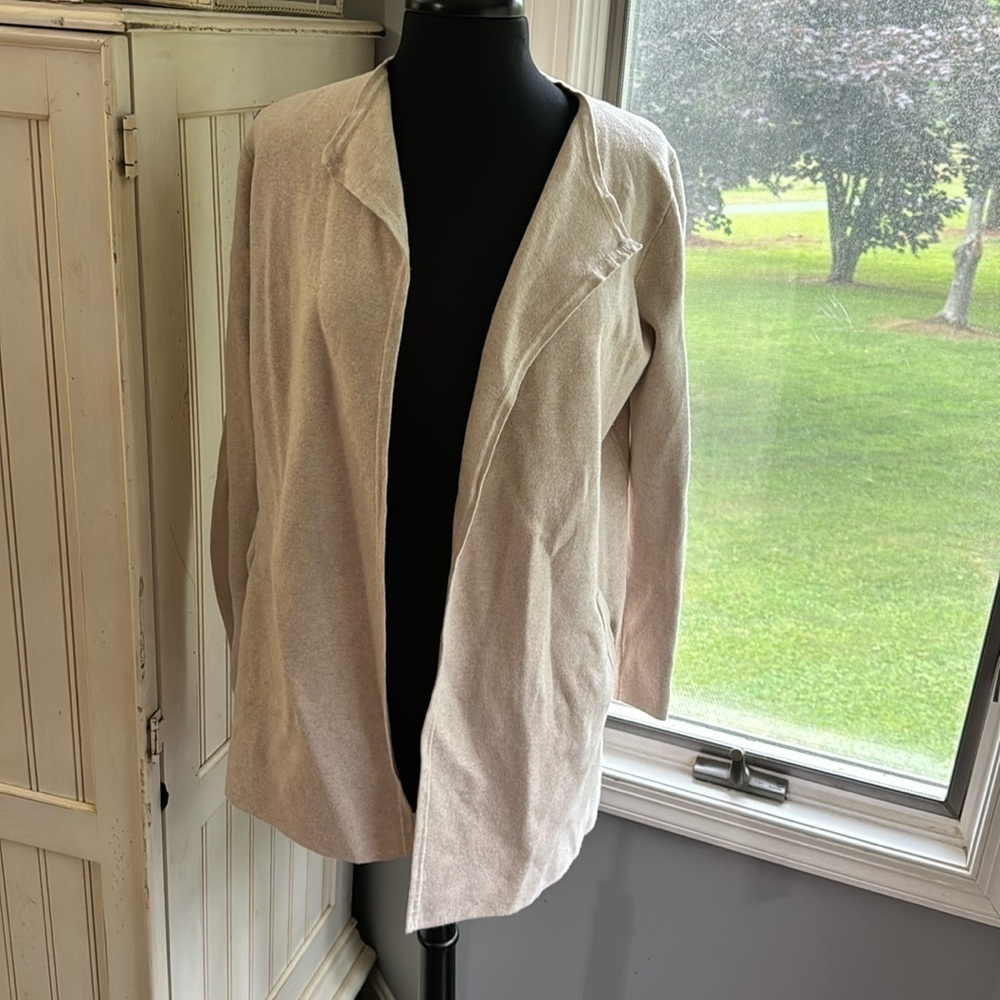 J Crew Woman’s 100% Cotton Open‎ Cardigan With Pockets